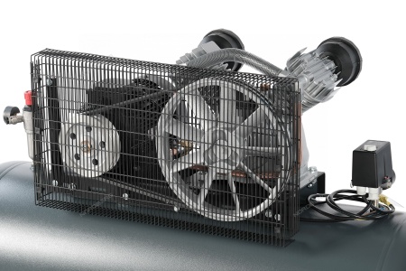 Компрессор поршневой с ременной передачей 380 В, ресивер 270 л, 880 л/мин