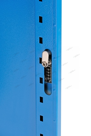 Верстак слесарный однотумбовый, 1 синяя створка (RAL 7012/5005)