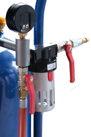 Установка пескоструйная, бак для песка, 37 л