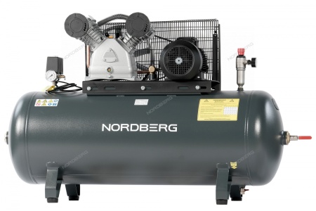 Компрессор поршневой с ременной передачей 380 В, ресивер 270 л, 880 л/мин