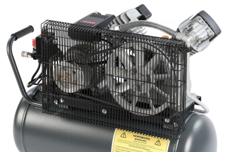 Компрессор поршневой с ременной передачей, 220 В, ресивер 50 л, 420 л/мин