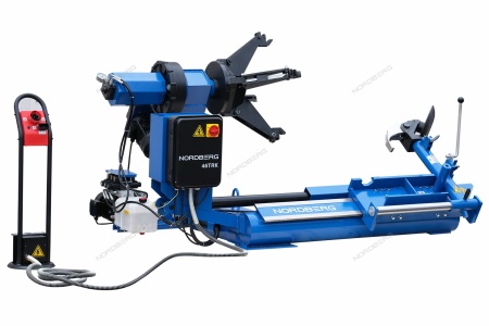 Станок шиномонтажный 380V для грузовых машин, зажимы 14-26", синий