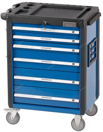 Тележка инструментальная профессиональная (синяя)