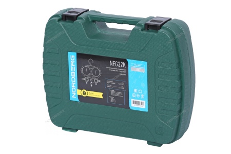 Коллектор манометрический со шлангами и муфтами в кейсе