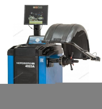 Станок балансировочный автомат с дисплеем, синий