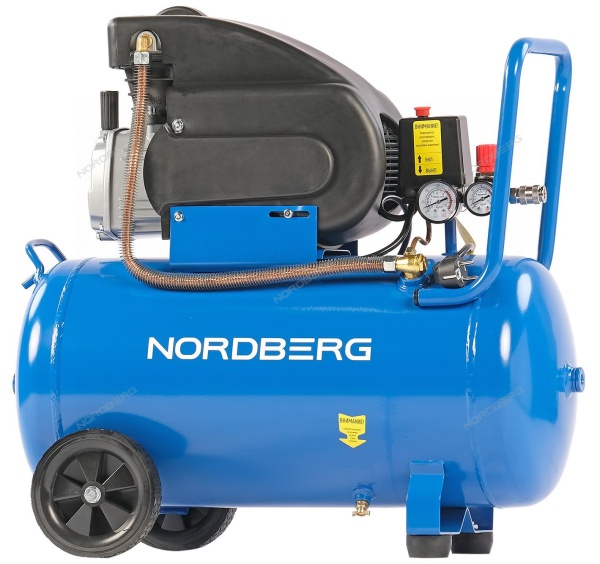 Компрессор поршневой 220 В, ресивер 50 л, 240 л/мин