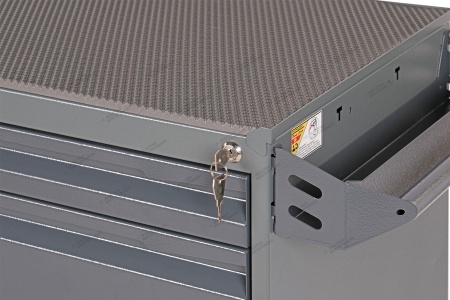 Тележка инструментальная, 7 выдвижных ящиков (RAL 7012/7015)