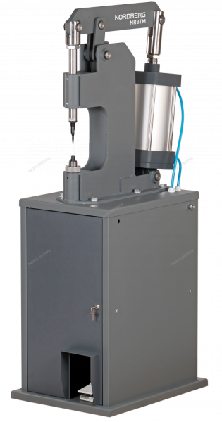 Пневматический станок для заклепки тормозных колодок, цилиндр 160, с тумбой