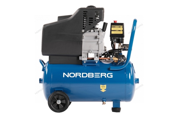 Компрессор поршневой, 220 В, ресивер 24 л, 240 л/мин