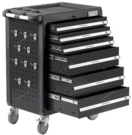 Тележка инструментальная профессиональная (серая)