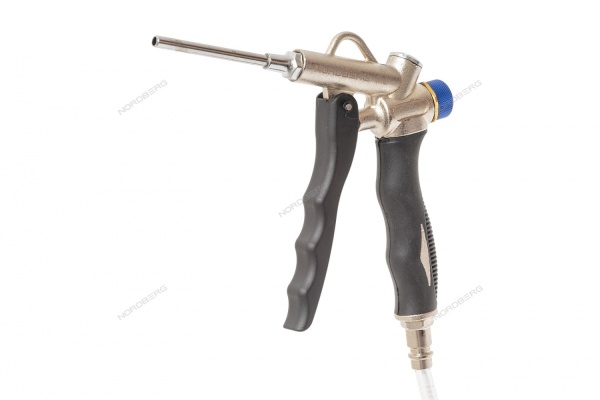 Пистолет продувочный с регулировкой воздушного потока + насадка удлинитель 10см