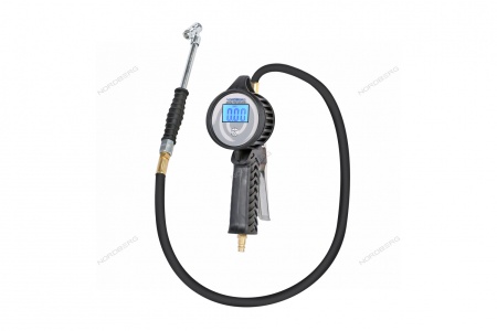 Пистолет профессиональный для подкачки колес, цифровой, обрезиненный, для грузовых автомобилей